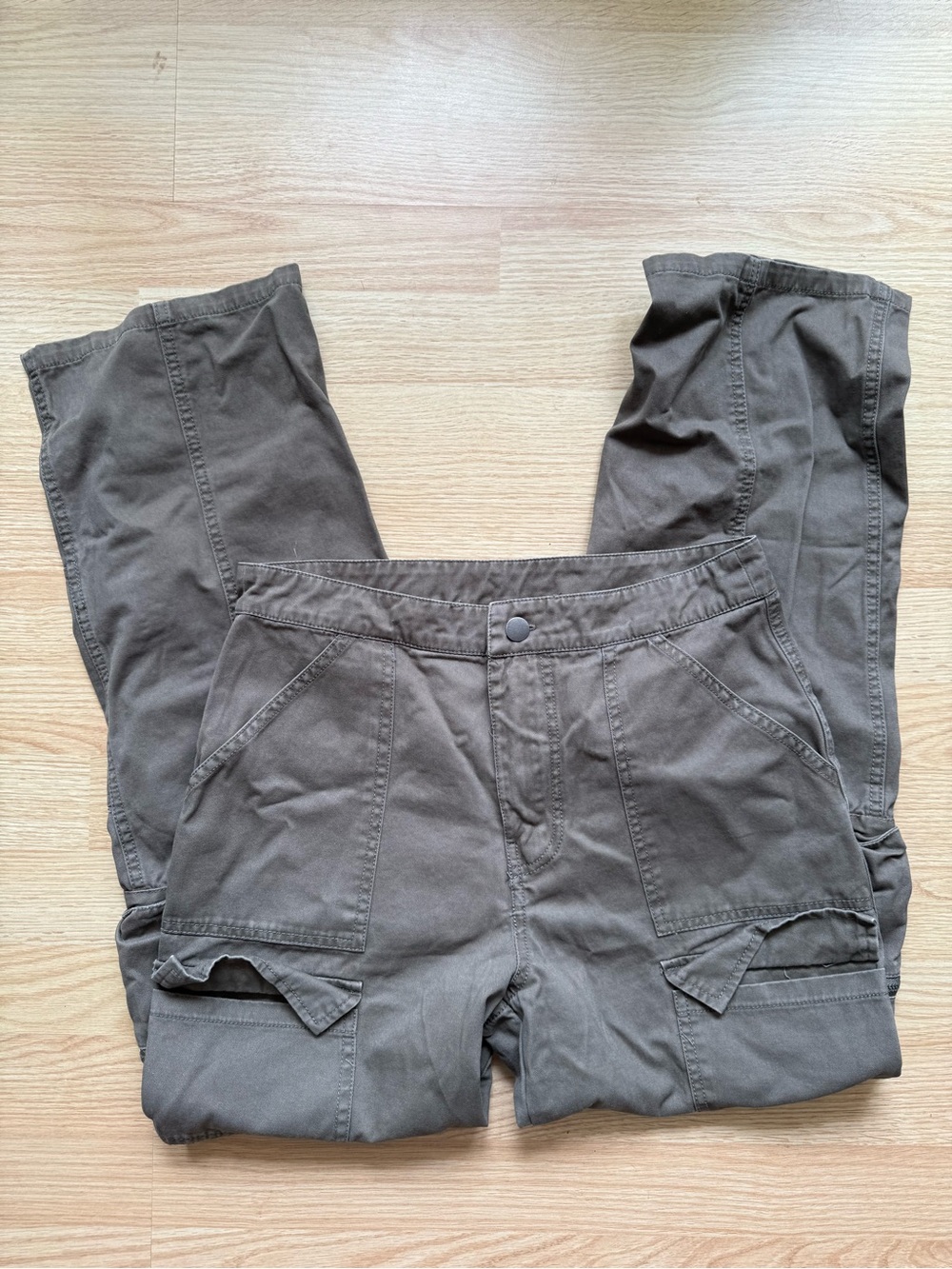 Angel Kiss Men's Olive Cargo Trousers